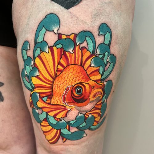 Tatuaje neotradicional en Valencia