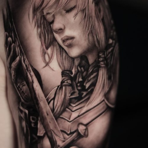 tatuajes realismo personaje